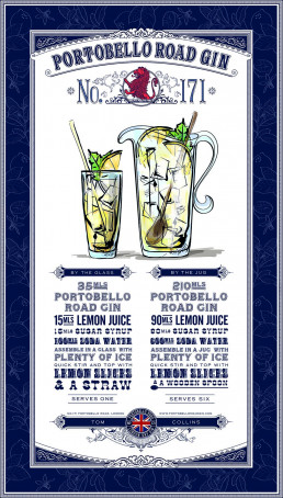 Limited Edition Summer Tea-ch Towel - Tom Collins